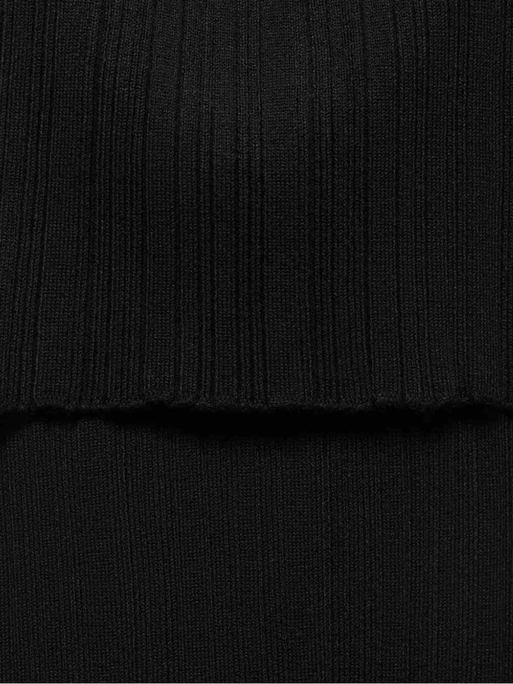 Mango STRAPLESS KNITTED TOP - Picture 3 of 4